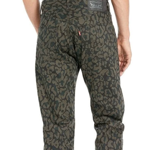 LEVIS MEN ORIGINAL CAMO 501-
2871 JEANS W40/L30 Button Fly - Picture 2 of 4